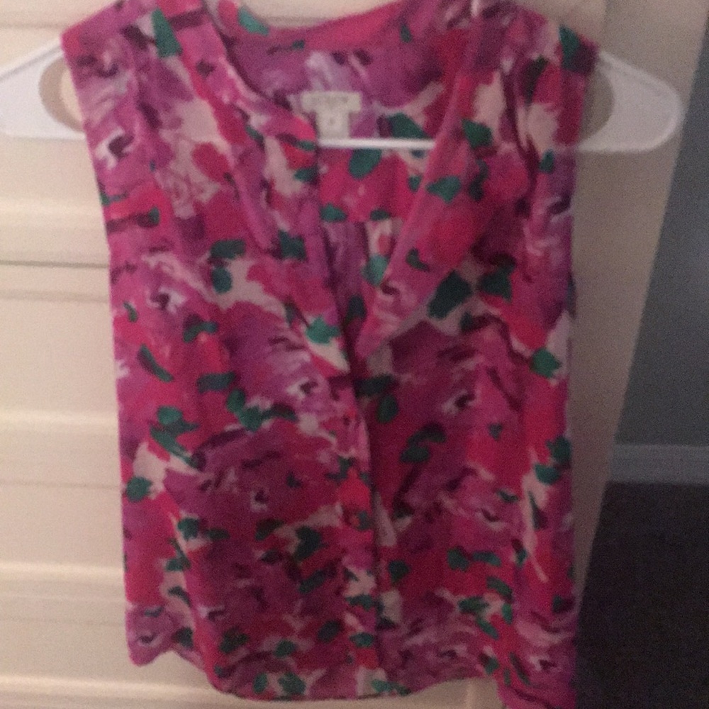 Jcrew sleeveless blouse